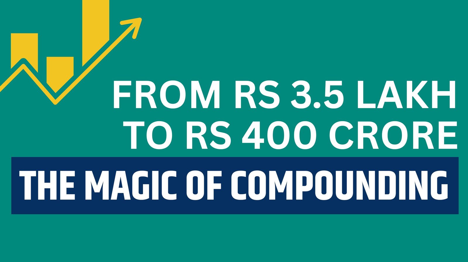 From Rs 3.5 Lakh to Rs 400 Crore : The Magic of Compounding & Natural Ice-Cream