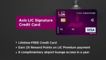 Axis LIC Signature Credit Card