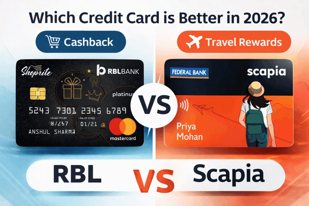 RBL Shoprite vs Scapia Credit Card: Which Cashback Card Is Better in 2026?