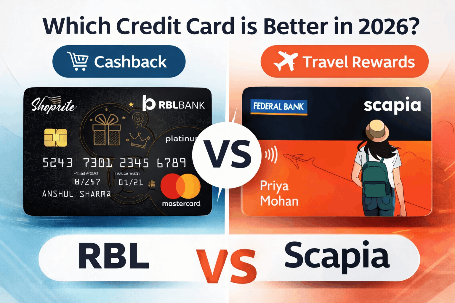 RBL Shoprite vs Scapia Credit Card: Which Cashback Card Is Better in 2026?