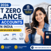 Best Zero Balance Bank Account in India (2026)