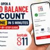 How to Open a Zero Balance Account Online in 5 Minutes