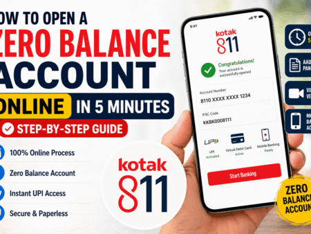How to Open a Zero Balance Account Online in 5 Minutes